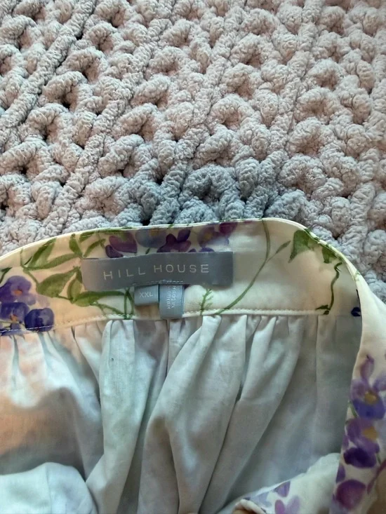 Hill House Benson Skirt Floral Lavender Print Mini Skirt - Picture 4 of 4
